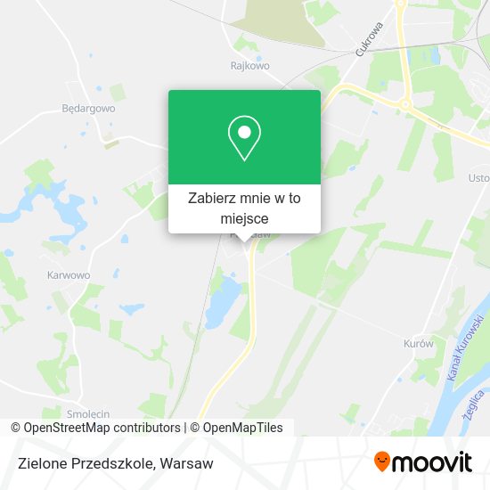 Mapa Zielone Przedszkole