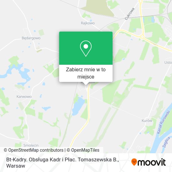 Mapa Bt-Kadry. Obsługa Kadr i Płac. Tomaszewska B.