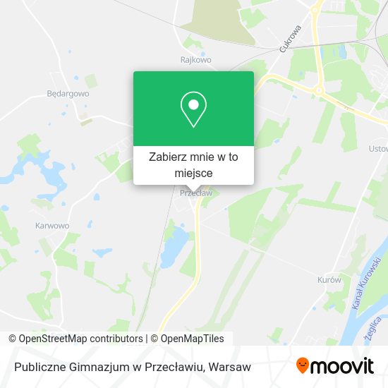 Mapa Publiczne Gimnazjum w Przecławiu