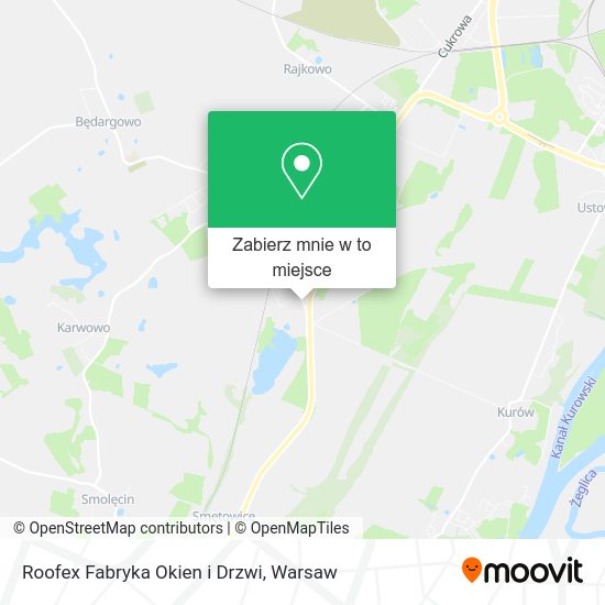 Mapa Roofex Fabryka Okien i Drzwi