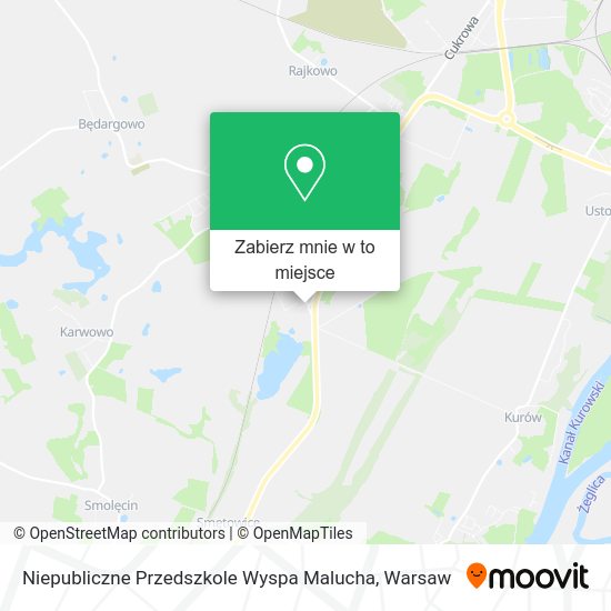 Mapa Niepubliczne Przedszkole Wyspa Malucha