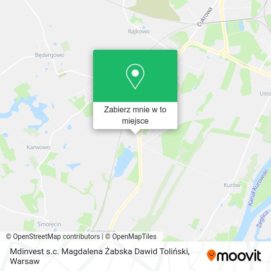 Mapa Mdinvest s.c. Magdalena Żabska Dawid Toliński