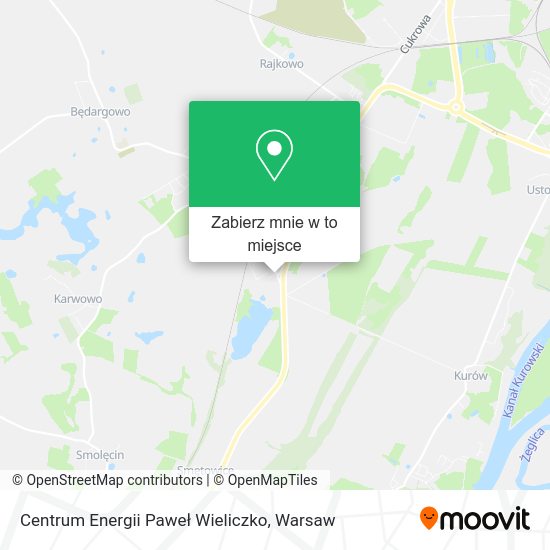 Mapa Centrum Energii Paweł Wieliczko