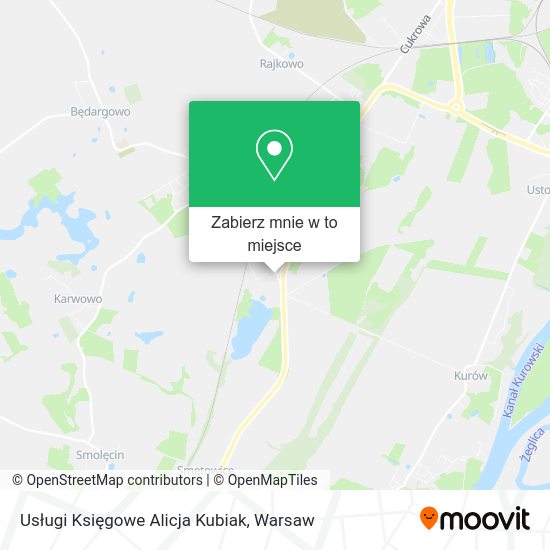 Mapa Usługi Księgowe Alicja Kubiak