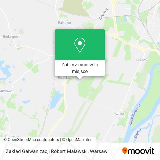 Mapa Zakład Galwanizacji Robert Malawski