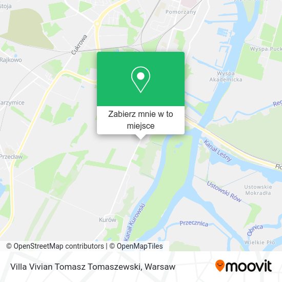 Mapa Villa Vivian Tomasz Tomaszewski