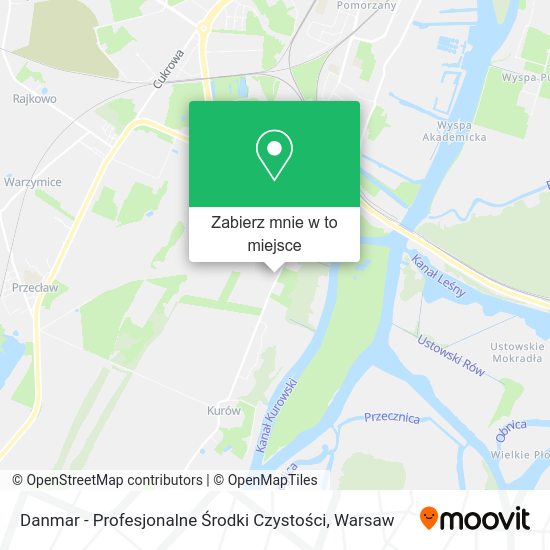 Mapa Danmar - Profesjonalne Środki Czystości