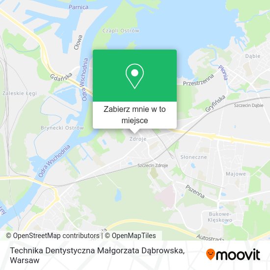 Mapa Technika Dentystyczna Małgorzata Dąbrowska