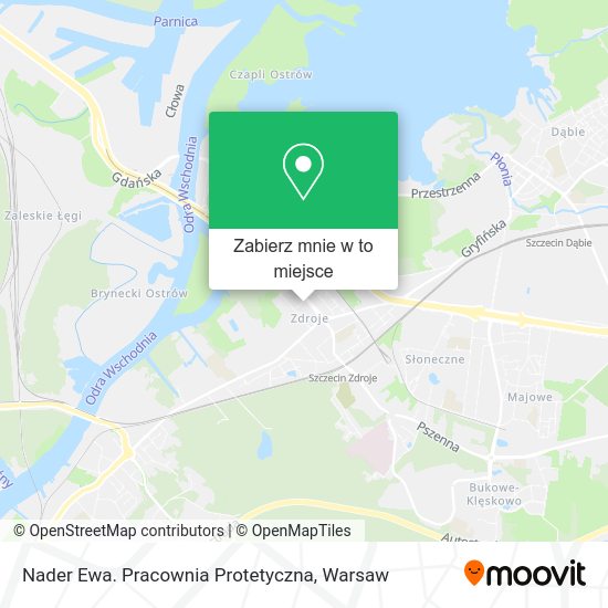 Mapa Nader Ewa. Pracownia Protetyczna