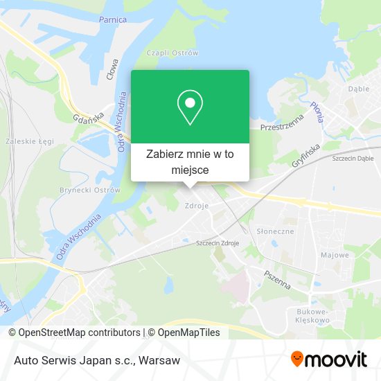 Mapa Auto Serwis Japan s.c.
