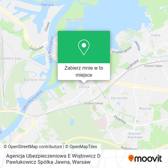 Mapa Agencja Ubezpieczeniowa E Wojtowicz D Pawlukowicz Spólka Jawna