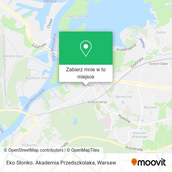 Mapa Eko Słonko. Akademia Przedszkolaka