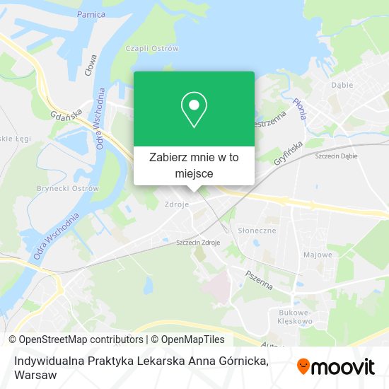 Mapa Indywidualna Praktyka Lekarska Anna Górnicka