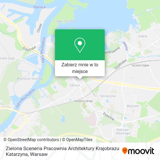 Mapa Zielona Sceneria Pracownia Architektury Krajobrazu Katarzyna