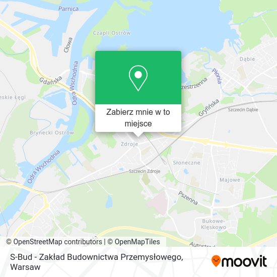 Mapa S-Bud - Zakład Budownictwa Przemysłowego