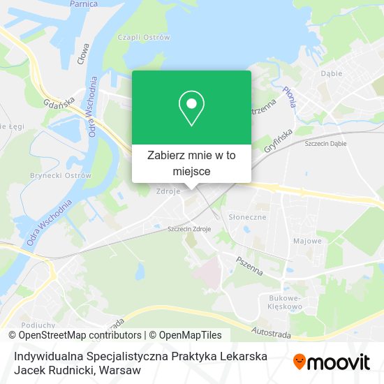 Mapa Indywidualna Specjalistyczna Praktyka Lekarska Jacek Rudnicki