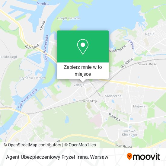 Mapa Agent Ubezpieczeniowy Fryzeł Irena