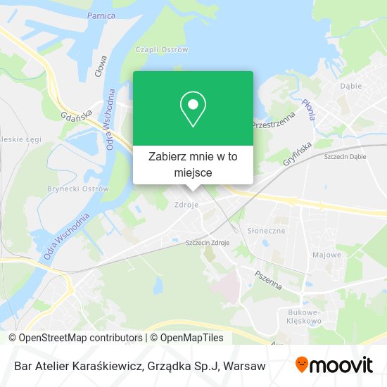 Mapa Bar Atelier Karaśkiewicz, Grządka Sp.J