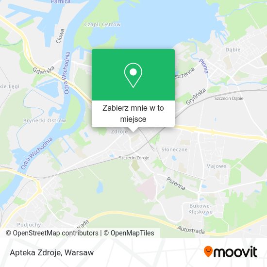 Mapa Apteka Zdroje