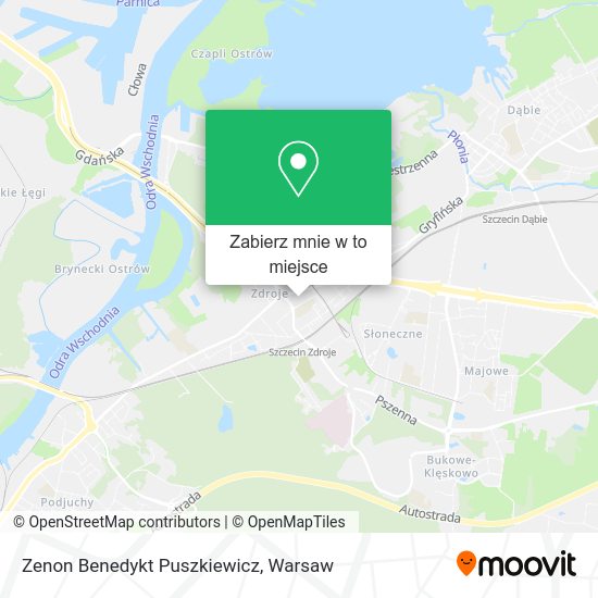 Mapa Zenon Benedykt Puszkiewicz