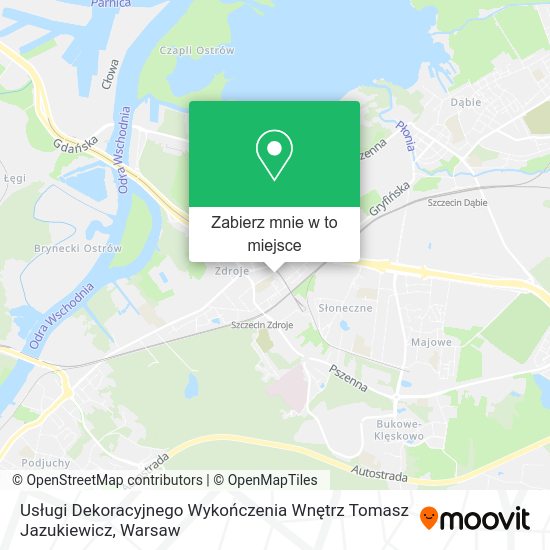 Mapa Usługi Dekoracyjnego Wykończenia Wnętrz Tomasz Jazukiewicz