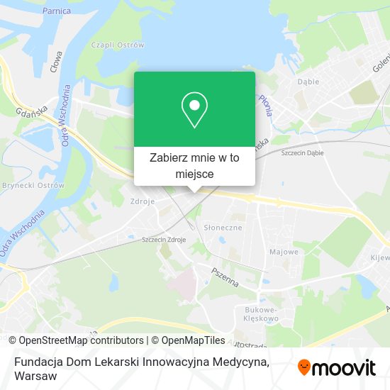 Mapa Fundacja Dom Lekarski Innowacyjna Medycyna