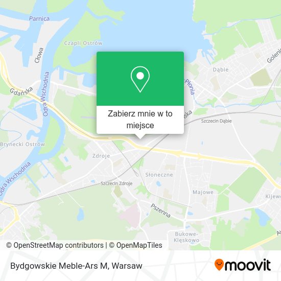 Mapa Bydgowskie Meble-Ars M