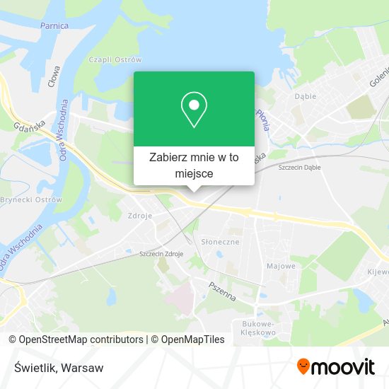 Mapa Świetlik