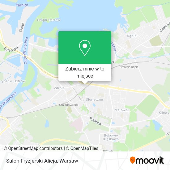 Mapa Salon Fryzjerski Alicja