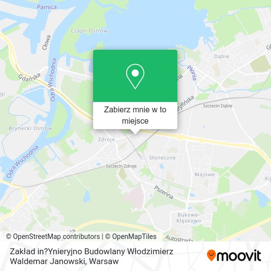 Mapa Zakład in?Ynieryjno Budowlany Włodzimierz Waldemar Janowski