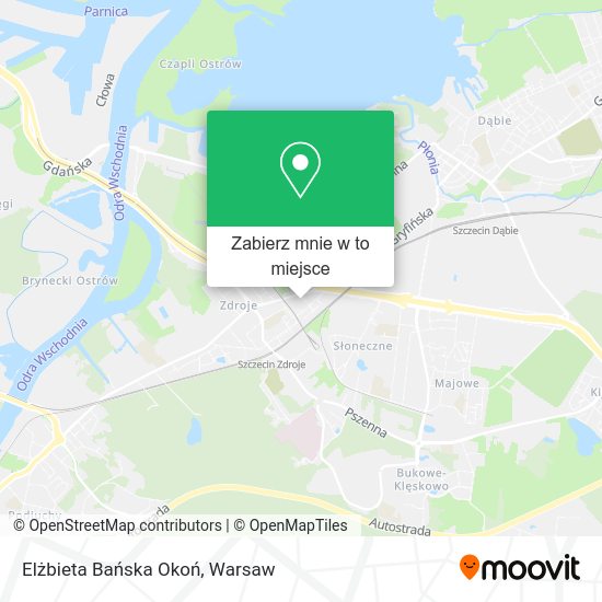 Mapa Elżbieta Bańska Okoń