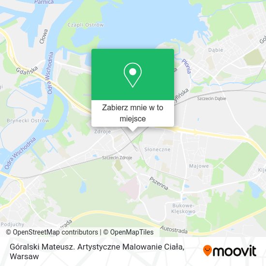 Mapa Góralski Mateusz. Artystyczne Malowanie Ciała