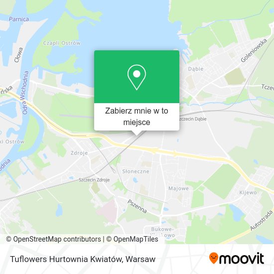 Mapa Tuflowers Hurtownia Kwiatów