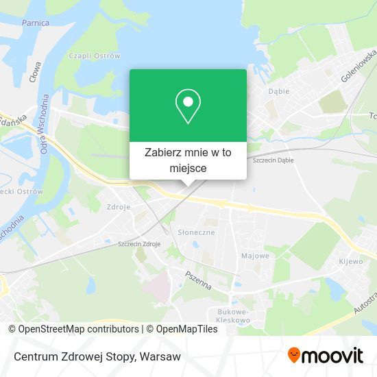 Mapa Centrum Zdrowej Stopy