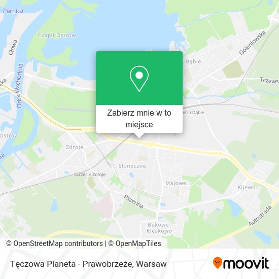 Mapa Tęczowa Planeta - Prawobrzeże