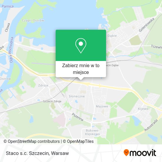 Mapa Staco s.c. Szczecin