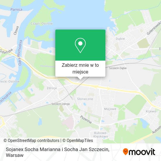 Mapa Sojanex Socha Marianna i Socha Jan Szczecin