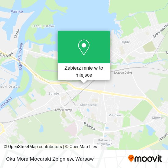 Mapa Oka Mora Mocarski Zbigniew