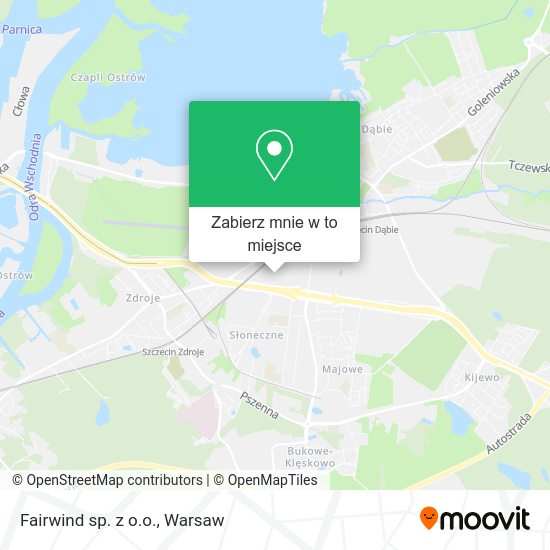 Mapa Fairwind sp. z o.o.