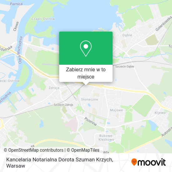 Mapa Kancelaria Notarialna Dorota Szuman Krzych