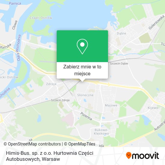 Mapa Himis-Bus. sp. z o.o. Hurtownia Części Autobusowych