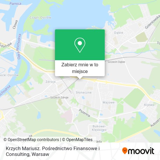 Mapa Krzych Mariusz. Pośrednictwo Finansowe i Consulting