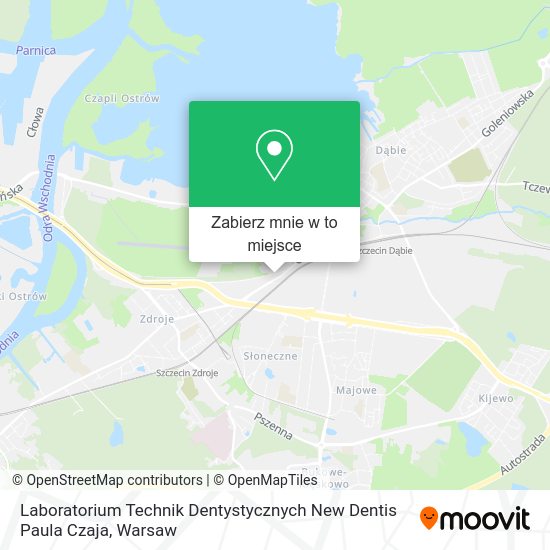 Mapa Laboratorium Technik Dentystycznych New Dentis Paula Czaja