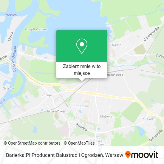 Mapa Barierka.Pl Producent Balustrad i Ogrodzeń