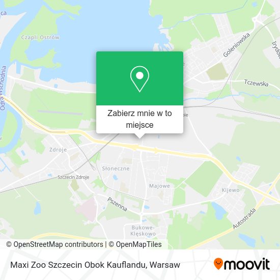 Mapa Maxi Zoo Szczecin Obok Kauflandu