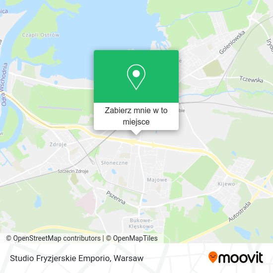 Mapa Studio Fryzjerskie Emporio