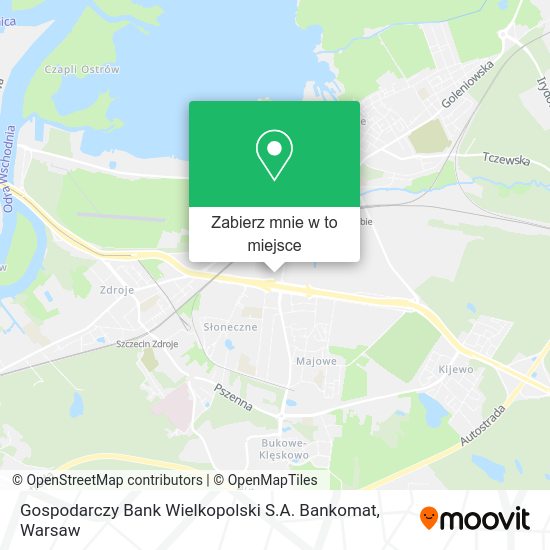 Mapa Gospodarczy Bank Wielkopolski S.A. Bankomat