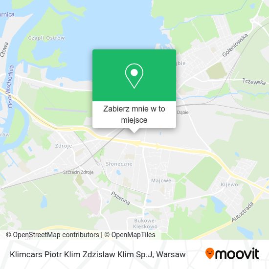 Mapa Klimcars Piotr Klim Zdzislaw Klim Sp.J