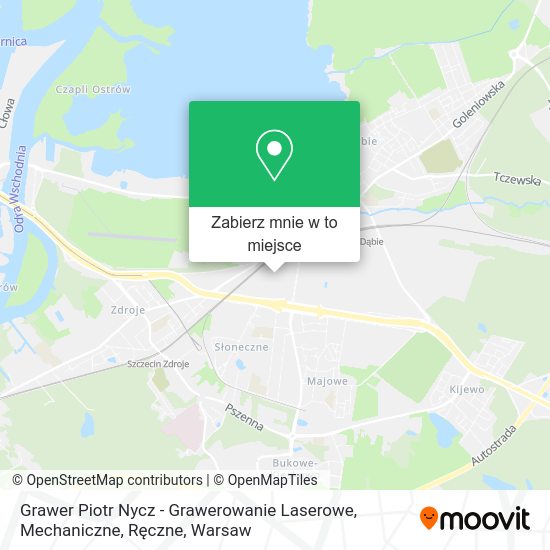 Mapa Grawer Piotr Nycz - Grawerowanie Laserowe, Mechaniczne, Ręczne