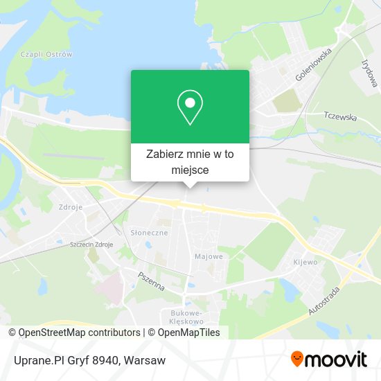 Mapa Uprane.Pl Gryf 8940